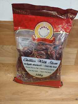 Dried Red Chilli Whole 100g